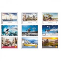 Альбом Альбом для малювання, спiраль, 30арк., 120г/м2, УФ-лак, Школярик, 8019,	 (уп.9)