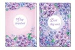 Зошит А5 (210*148мм), інтегральна (м&#039;ягка) палітурка, 120 аркушів, клітинка. УФ лак. Дизайн &quot;Hydrang