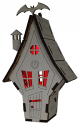 Фото - Ел.Будинок № 17/1 МДФ біл,світло 3х кольор,швидк,сенс.вмик. Е-025 49869 Фото - Ел.Будинок № 17/1 МДФ біл,світло 3х кольор,швидк,сенс.вмик. Е-025 49869