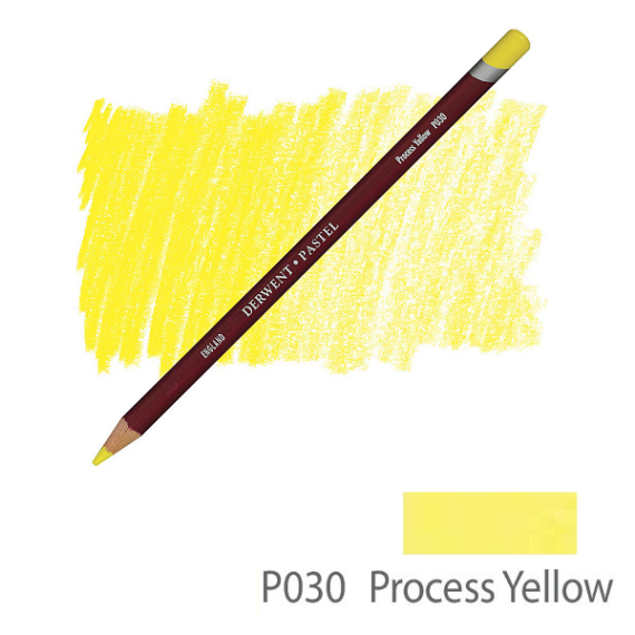 Фото - Олівець пастельний Pastel (P030), Жовтий, Derwent 57201 Фото - Олівець пастельний Pastel (P030), Жовтий, Derwent 57201