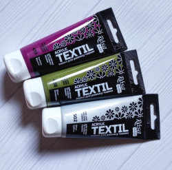 Фото - Фарба акрилова для тканин, Срібло, 60мл, ROSA TALENT 58752