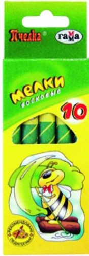 Фото - Крейда воскова 'Бджілка', 8мм, 10 кол. 20278