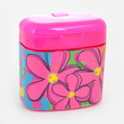 Фото - Точилка с крышкой 'Flowers'в уп.24шт 34122