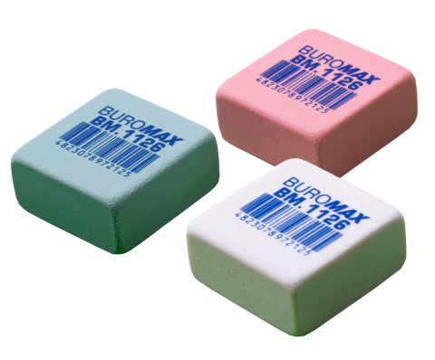 Фото - Гумка квадратна 28*28*13мм 61926 Фото - Гумка квадратна 28*28*13мм 61926