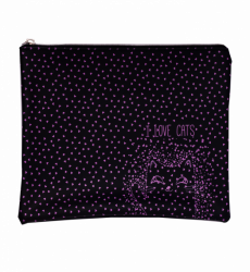 Фото - Папка для зошитів 'Я люблю котиків', 24.5x20x1 см 52683