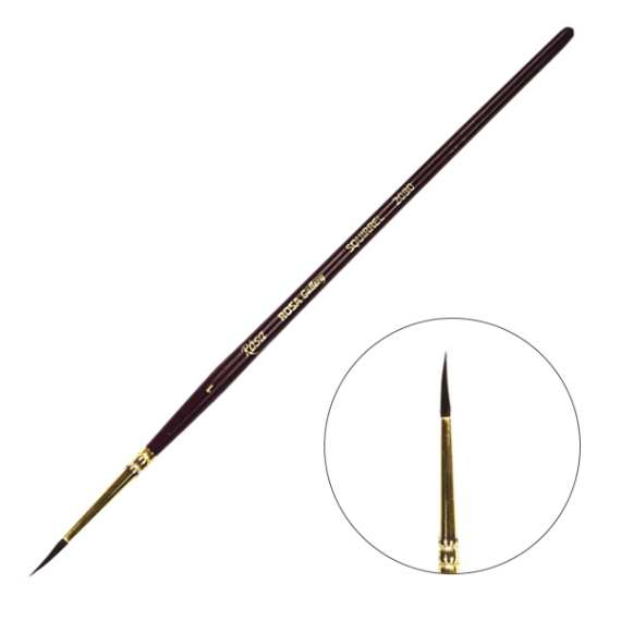 Фото - Білка кругла, 2080, № 1, к. р. пензель ROSA Gallery 48521 Фото - Білка кругла, 2080, № 1, к. р. пензель ROSA Gallery 48521