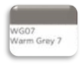 Скетч-маркер двосторонній  WG07 - WARM GREY 7
