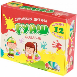 Фото - Фарба гуашева 'Захоплення' 12кол*20мл.(уп.12) Гамма укр. 20392