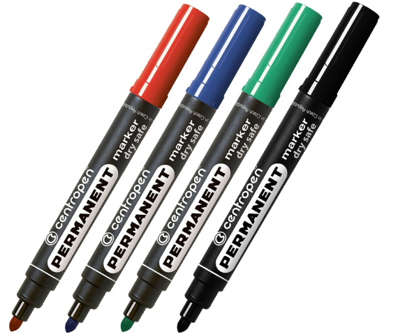 Фото - Маркер Permanent Dry Safe 8510 2,5 мм круглий син. 29391 Фото - Маркер Permanent Dry Safe 8510 2,5 мм круглий син. 29391