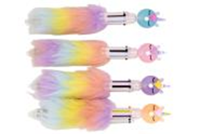 Фото - Ручка кулькова на 6 кольорів з хутром і декором, ДОНАТ єдиноріг, 24 шт/упак 52835 Фото - Ручка кулькова на 6 кольорів з хутром і декором, ДОНАТ єдиноріг, 24 шт/упак 52835