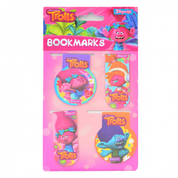 Фото - Закладки магнитные 'Trolls' 38580 Фото - Закладки магнитные 'Trolls' 38580