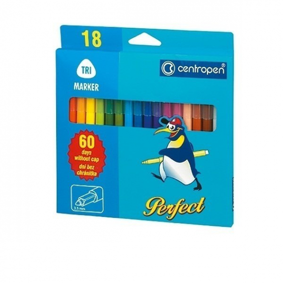 Фото - Фломастери 18 кол. Perfect (карт.уп) 2510/18 (ящ.110) 9566 Фото - Фломастери 18 кол. Perfect (карт.уп) 2510/18 (ящ.110) 9566