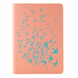 Книга записна Partner Soft Mini Birds,115*160, 80арк, кл.