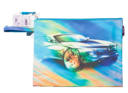 Фото - Папка А4 'ШВИДКІСТЬ', 33х26х1см, структ.шт.шкіра, мультиколор 63251