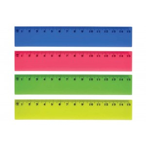 Фото - Линейка 15 см флюоресцентная для левши (уп.48) 15002 Фото - Линейка 15 см флюоресцентная для левши (уп.48) 15002