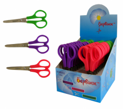 Фото - Ножиці дитячі з линійкой, 12,7см, 5-301, БАРВ (уп.24) 37196