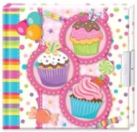 Фото - Блокнот дитячий на замочку 135x135mm, 70g, 56 л, тістечка 36304 Фото - Блокнот дитячий на замочку 135x135mm, 70g, 56 л, тістечка 36304