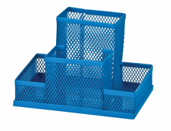 Прибор настільний 150x100x100мм металевий, синій, KIDS Line (уп.12)
