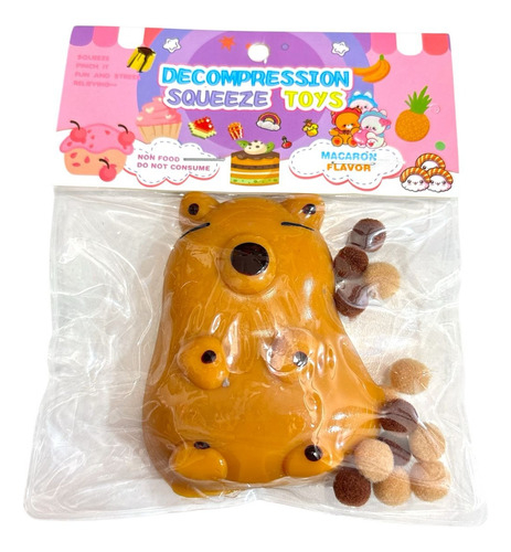 Фото - Антистрес Капібара 7,5*5 см 16 шт/уп 63973 Фото - Антистрес Капібара 7,5*5 см 16 шт/уп 63973