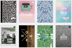 Фото - Блокнот горизонтальний, А6, 50 л., відривні листи, м'яка обкладинка, клітинка, асорті 56633