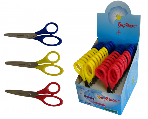 Фото - Ножиці дитячі  12,7см, 5-302, БАРВ 39864