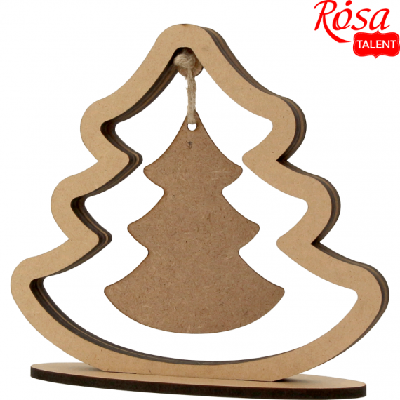 Фото - 3D композиція на підставці „Ялиника“, МДФ, 22х5,5х20см, ROSA TALENT 54212