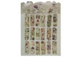 Фото - Закладка д/книг на планшеті 18 упаковок по 8 штук КВІТИ 42529