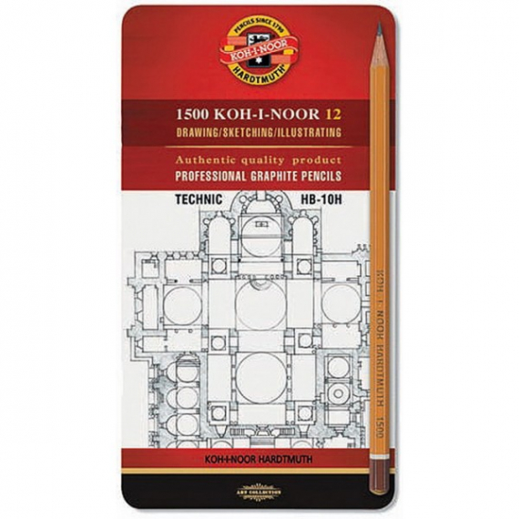 Фото - Олівці графітні 1500 Technic, НВ-10Н, 12 шт. 10213 Фото - Олівці графітні 1500 Technic, НВ-10Н, 12 шт. 10213