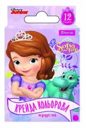 Фото - Мел цветной, круглый, 12 шт 'Sofia' 39853