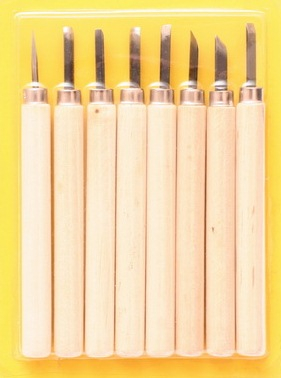 Фото - Набір різців по дереву, 8шт., в блістері, (11513), D.K.ART & CRAFT 54783 Фото - Набір різців по дереву, 8шт., в блістері, (11513), D.K.ART & CRAFT 54783