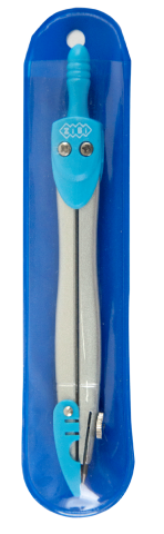 Фото - Циркуль в блістері, голубий ZiBi (уп.50) 24337