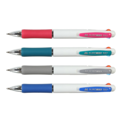 Фото - Ручка кулькова 3 в 1, синій, чорний, червоний, mix4 (уп.12) 62808 Фото - Ручка кулькова 3 в 1, синій, чорний, червоний, mix4 (уп.12) 62808