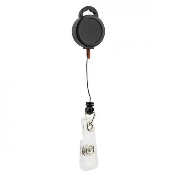 Фото - Кліп-рулетка для бейджа, чорний, 4519 49782