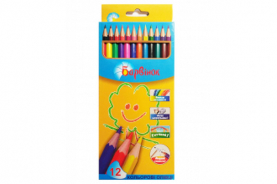 Фото - Олівці кольорові,12 кол., 5-202/5, в уп.12/240 43722 Фото - Олівці кольорові,12 кол., 5-202/5, в уп.12/240 43722
