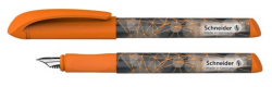 Фото - Ручка перова Schneider KALEO  з чорн. патр. Гум,грип, ірід. кінч, Помаранчевий. ,в уп 10шт 45900
