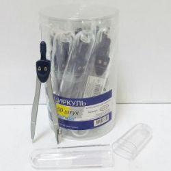 Фото - Циркуль в пласт. тубусе цветной в PVC банке, mix5 SC01001С-color 26355 Фото - Циркуль в пласт. тубусе цветной в PVC банке, mix5 SC01001С-color 26355