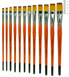 Фото - Пензель Синтетика плоска, Carrot 1097F, №14, к.р. KOLOS/ArtMaster (6/12) 16099 Фото - Пензель Синтетика плоска, Carrot 1097F, №14, к.р. KOLOS/ArtMaster (6/12) 16099