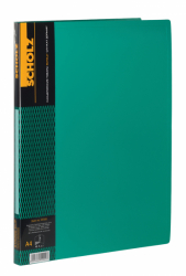 Фото - Папка з притиск+кишеня, А4, 2см, PP 700мкн, зелен., 05500, SOZ 40999