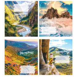 Зошит учнівський повноколірний 24 арк лінія, в асорт 2023 (уп.20/ящ.320)