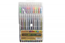 Фото - Набір ручок гелевих 24кольорів 63186