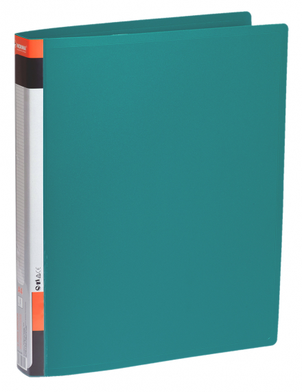 Фото - Папка з кільцями, А4,4см, 2НК діам. 2,5см,700 мкн PР, з киш., зел., 5038, NORMA 37379 Фото - Папка з кільцями, А4,4см, 2НК діам. 2,5см,700 мкн PР, з киш., зел., 5038, NORMA 37379