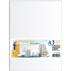 Фото - Папір для акварелі А3 10 аркушів в ПАКЕТІ (200г/м2 ) ПА3110 (ящ.60)Ofort Standart 27389 Фото - Папір для акварелі А3 10 аркушів в ПАКЕТІ (200г/м2 ) ПА3110 (ящ.60)Ofort Standart 27389