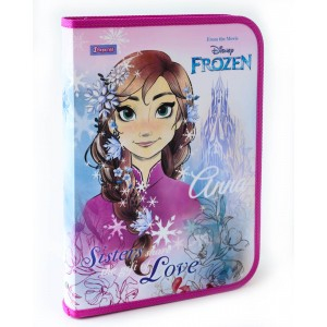 Фото - Папка для праці пласт. на блискавці з внутр. карманом А4 'Frozen' 31988 Фото - Папка для праці пласт. на блискавці з внутр. карманом А4 'Frozen' 31988