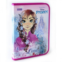Папка для праці пласт. на блискавці  з внутр. карманом А4 &quot;Frozen&quot;