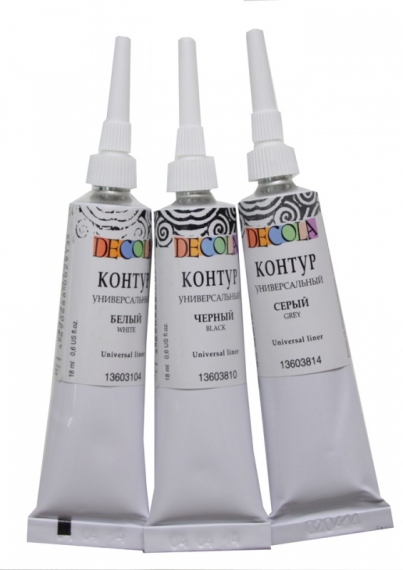 Фото - Набір контурів універсальних DECOLA Classic 3кол.*18мл. 22590 Фото - Набір контурів універсальних DECOLA Classic 3кол.*18мл. 22590