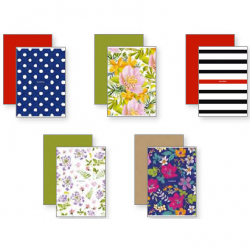 Фото - Блокнот TWIN BOOK, А6, 2*40 арк., скоба, клітинка та без ліновки, STUDENT, ціна за уп. 10677