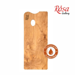 Фото - Палітра дерев'яна, під етюдники французького типу, прямокутна, промаслена, 45,0х18,5 см, ROSA Galler 55939