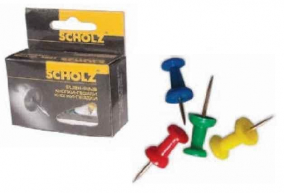 Фото - Кнопки-цвяхи, 30шт., кольор.в ас-ті, 4841, SOZ 1879 Фото - Кнопки-цвяхи, 30шт., кольор.в ас-ті, 4841, SOZ 1879