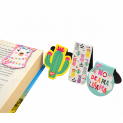 Закладки магнитные YES &quot;Lama&quot;, 4шт