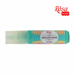 Фото - Фарба акрилова, М’ятна, 20мл, для тканин, ROSA Talent 26645